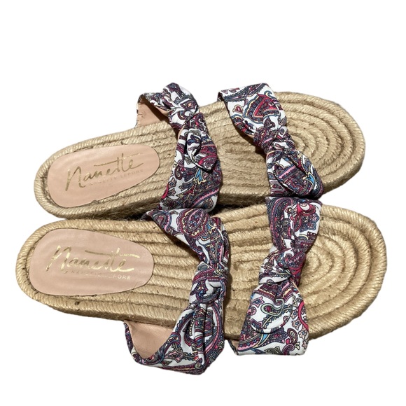 Nanette Lepore LILY ESPADRILLE SANDAL women’s slides/sandals. Size 6. - Picture 1 of 12